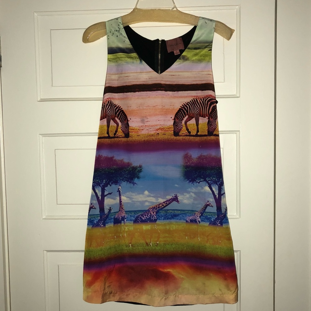 I. Madeline colorful safari dress